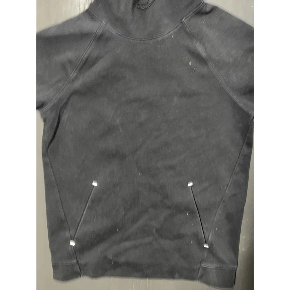 Old Navy Active Dynamic Fleece Youth XL 16-18 4-Way Stretch Charcoal Grey Hoodie